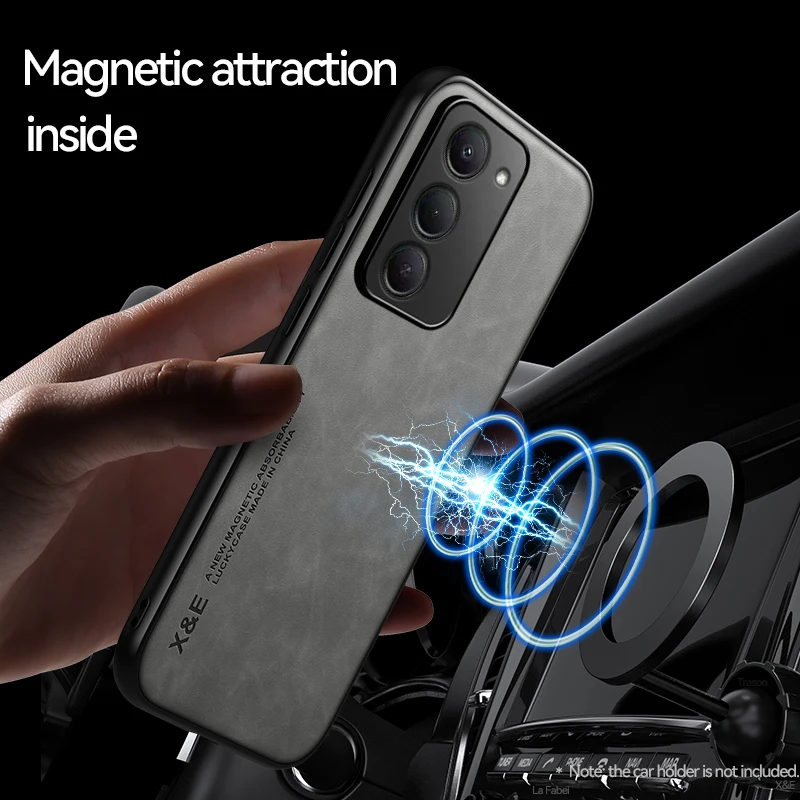 Ultra-Thin Fashion Leather Magnetic Protection Case