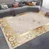 Luxurious Golded Large Carpets for Living Room Hotel Hall Decoration Sofa Coffee Tables Rugs Bedroom Non-slip Mat Ковер Tapis 러그 1