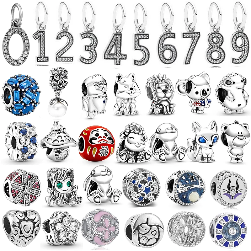 

2Pcs/Lot 2024 New Alloy Rhinestone Flower Charm Beads Fit DIY Original Bracelets Necklaces For Women Jewelry Making Wholesale