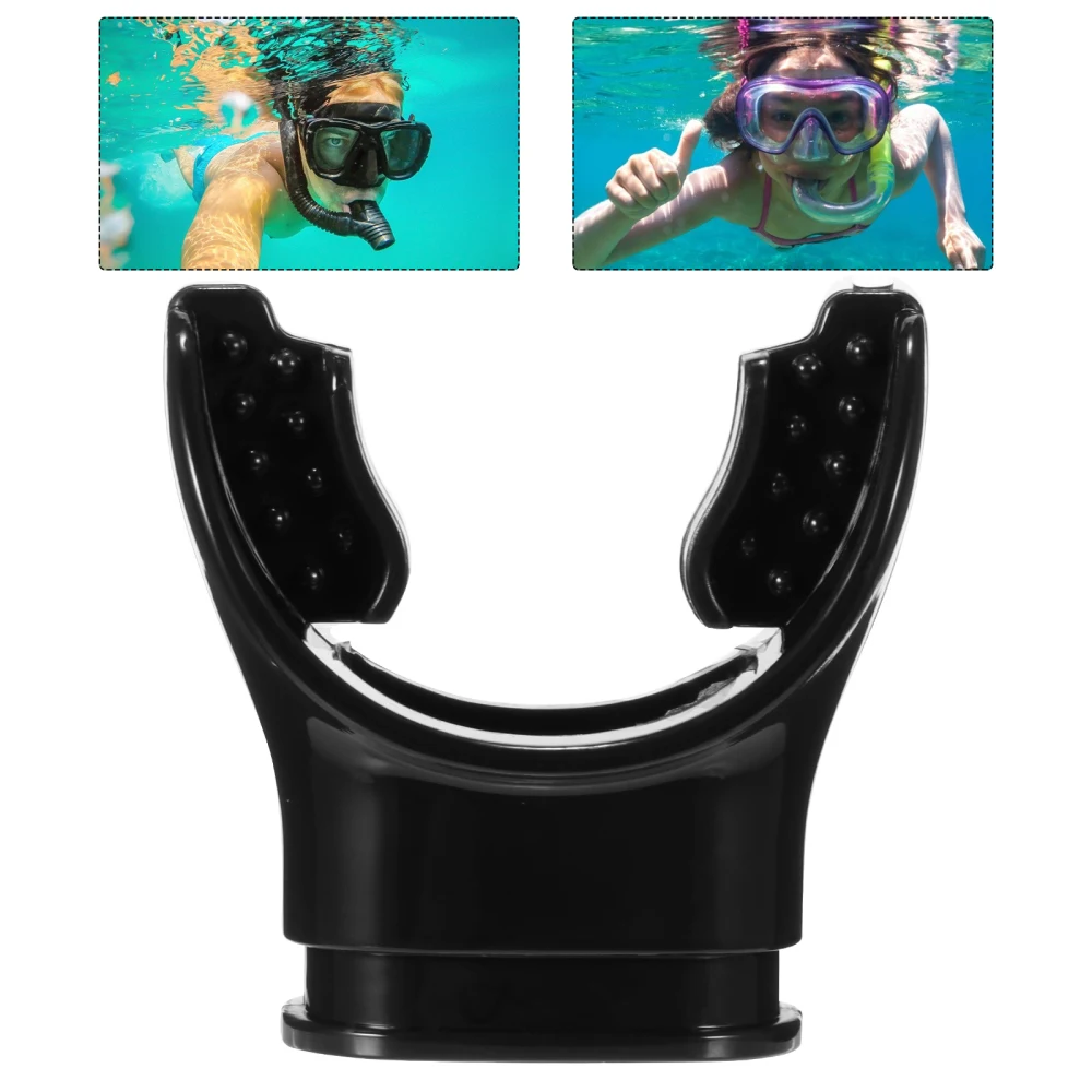 1PCS Silicone mouth piece diving scuba diving snorkeling silicone bite piece swimming cylinder breathing bite piece