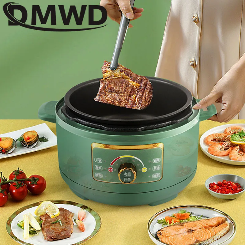 3.5L Electric Pressure Cooker Multifunction Rice Cookers Fully Automatic Heating Pot Non-stick Stew Soup Porridge Kitchen Tools
