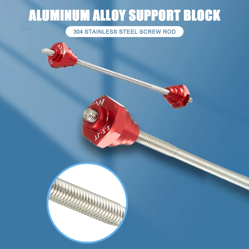 Bike thru axles adapter 12/15/20mm Bicycle Truing Stand Thru Axle-Adapter Stainless Steel Rod MTB Bike Thru Axle Hub Adapter for Wheel Truing Stands