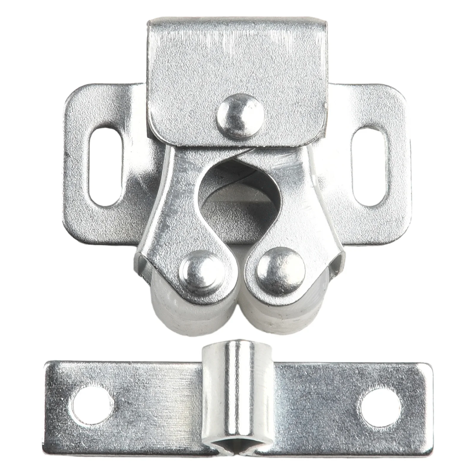 Description Picture 5 of item2 Sets Cabinet Roller Catch Door Stop Closer Stoppers Damper Buffer Clasp Latch For Wardrobe Cupboard Furniture Hardware
