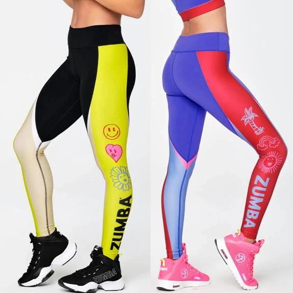 ZW women's fitness wear Yoga exercise running dance fast dry stretch tight pants nine cents