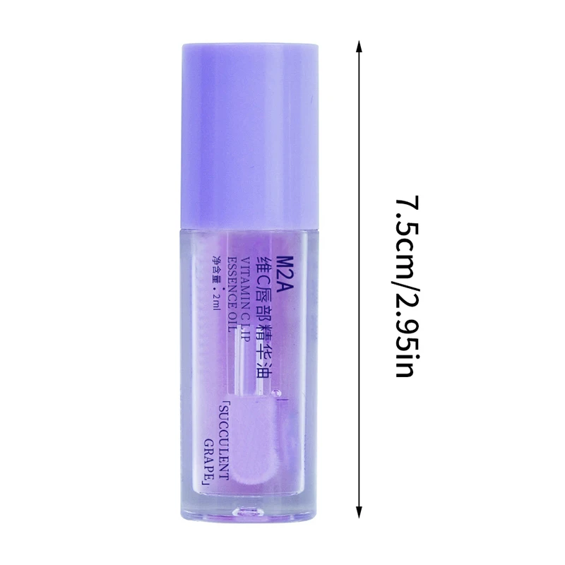 Fruit Lip Oil Lip Moisturizing Transparent Water-Glossy Mirror Finis Non-Stick Tint Lasting Cosmetic Liquid 1pc lip gloss,lip makeup,lip glaze,lip tint,lip oil,lip stain,lip lacquer