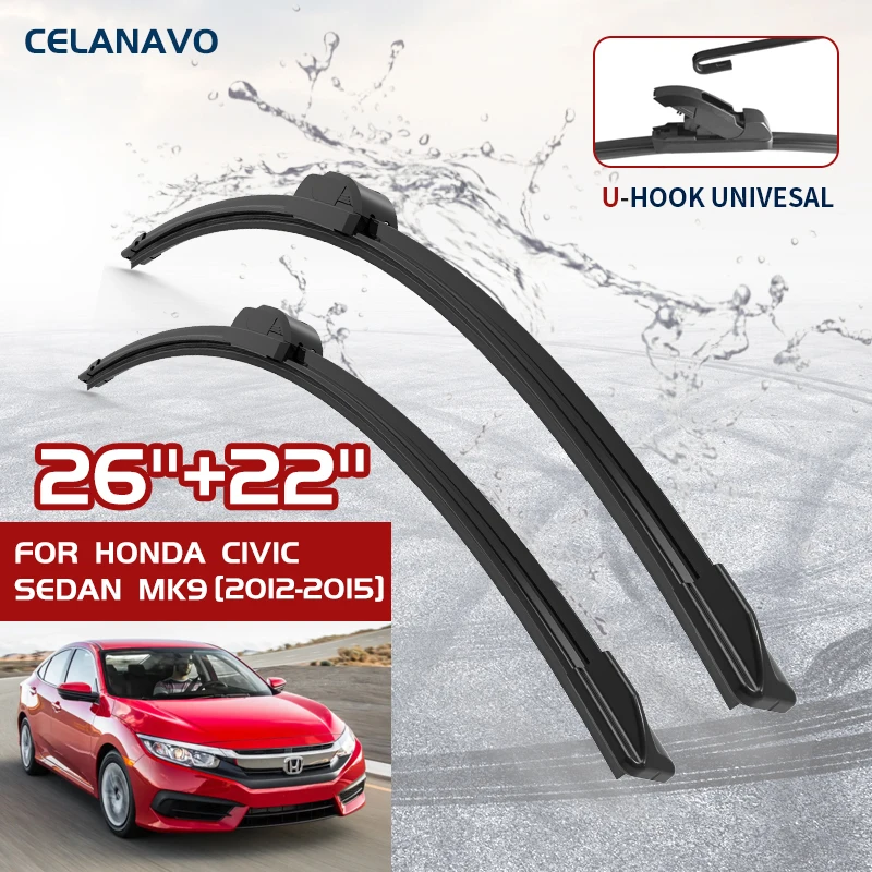2012 Honda Civic Coupe Wiper Blade Size