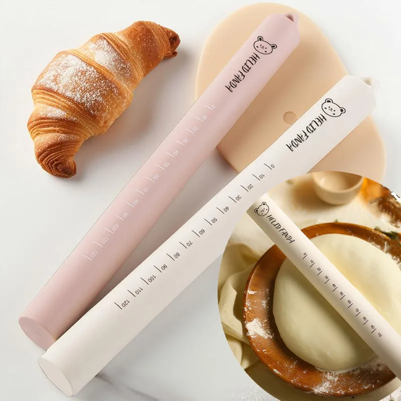 Silicone Rolling Pin for Pasta Making and Pottery Creation