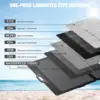 350W Portable Solar Panel for Power Station Foldable Solar Panel High-Efficiency Waterproof Solar Charger Power Backup 4