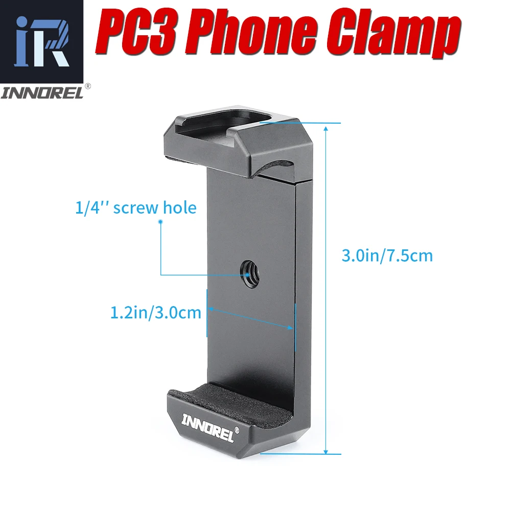 Mobile Phone Clamp Adapter Clip Mount for Telephone Camera Tripod External Shooting Equipments Aluminum Alloy camera clamp phone mount camera tripod adapter tripod adapter mount