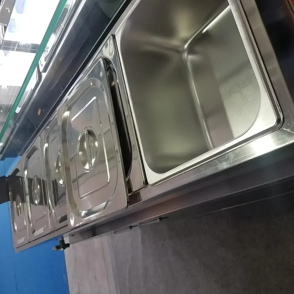 Restaurant Food Hot Warmer Serving Stainless Steel Silver Electric Buffet Food Warmers  Server 2