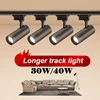 Set Spot Led Track Light Rail 220v Led Ceiling Adjustable Spotlights 30W Fixture Bedroom Kitchen Store Living Room Decor Light 1