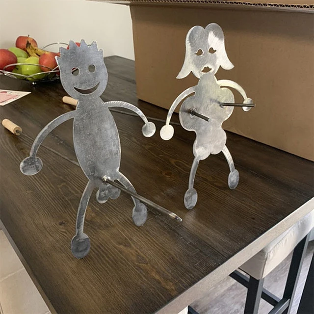 Fourchette à saucisse en acier inoxydable, rôtissoire pour hot-dog, modules de corresponlégitidrôles pour garçons et filles, gril réutilisable 1