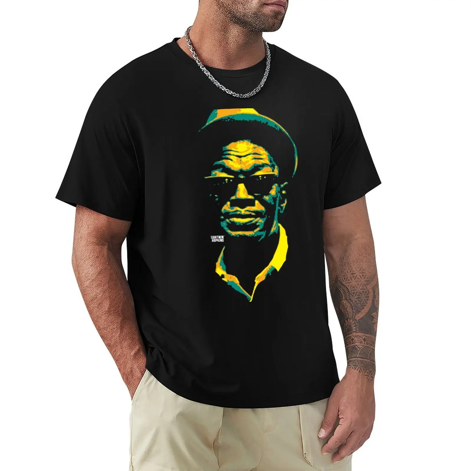 

Lightnin Hopkins v3 T-Shirt funny t shirt quick drying t-shirt oversized t shirt men