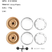 

1.9 Inch Camel Cup Wheel Rims Retro Metal Wheel Hubs for GRC TRX4 RC 4WD Crawler Car G130ABC