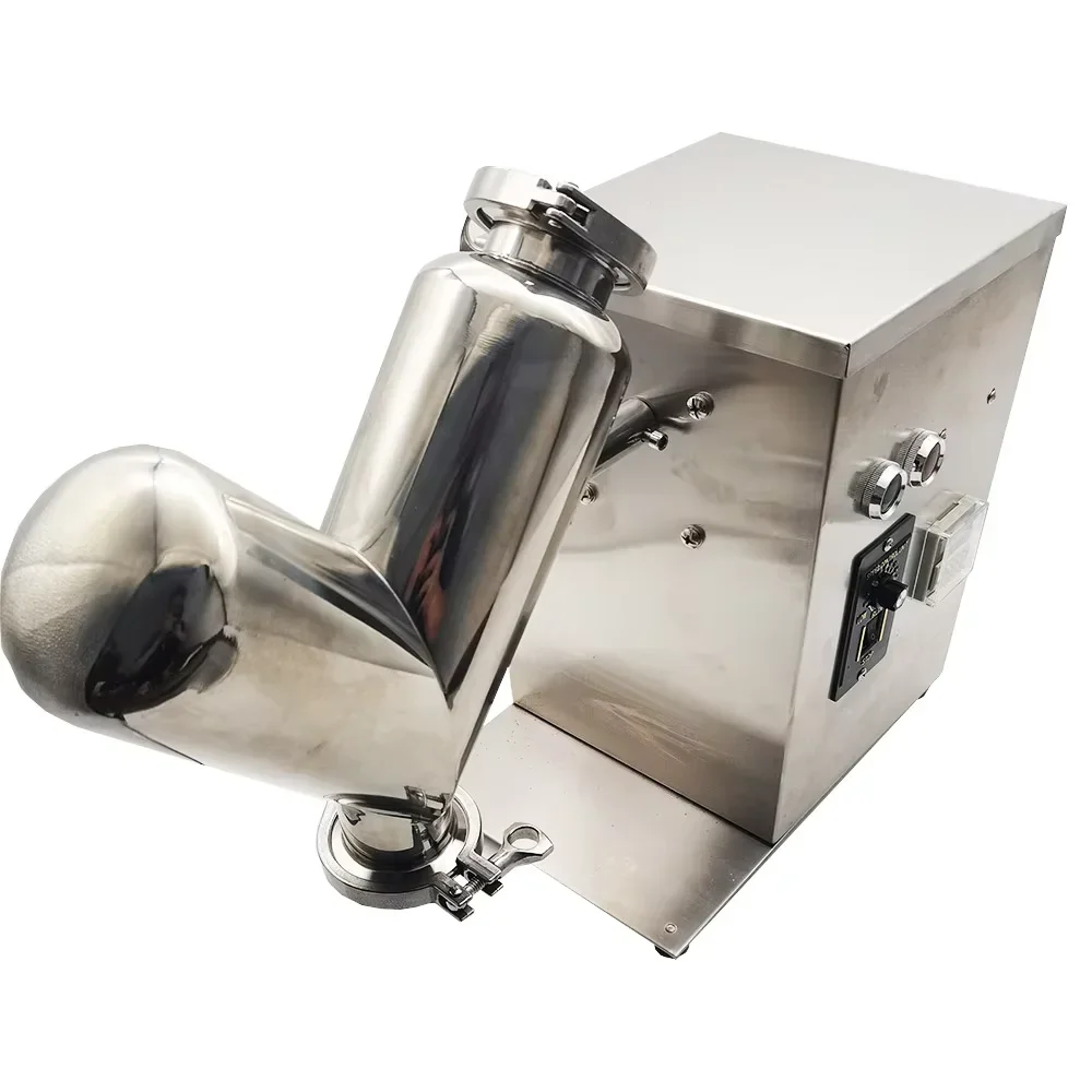 2L Small V Type Powder Mixer VH-2 Mixing Machine Blender for Pharmaceutical Food 6