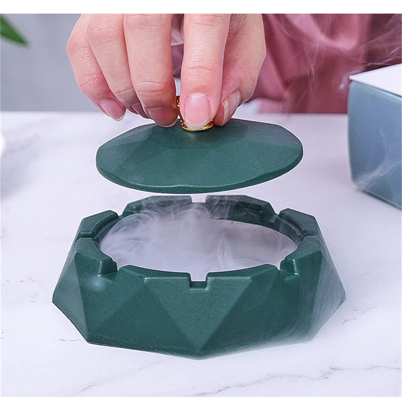 Nordic Ashtray With Lid Home Decor