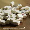 Classic Mini Mahjong Set Mini Traditional Chinese Mahjong Set Portable Elaborately Crafted Mahjong With Poker Cards For Travel 4