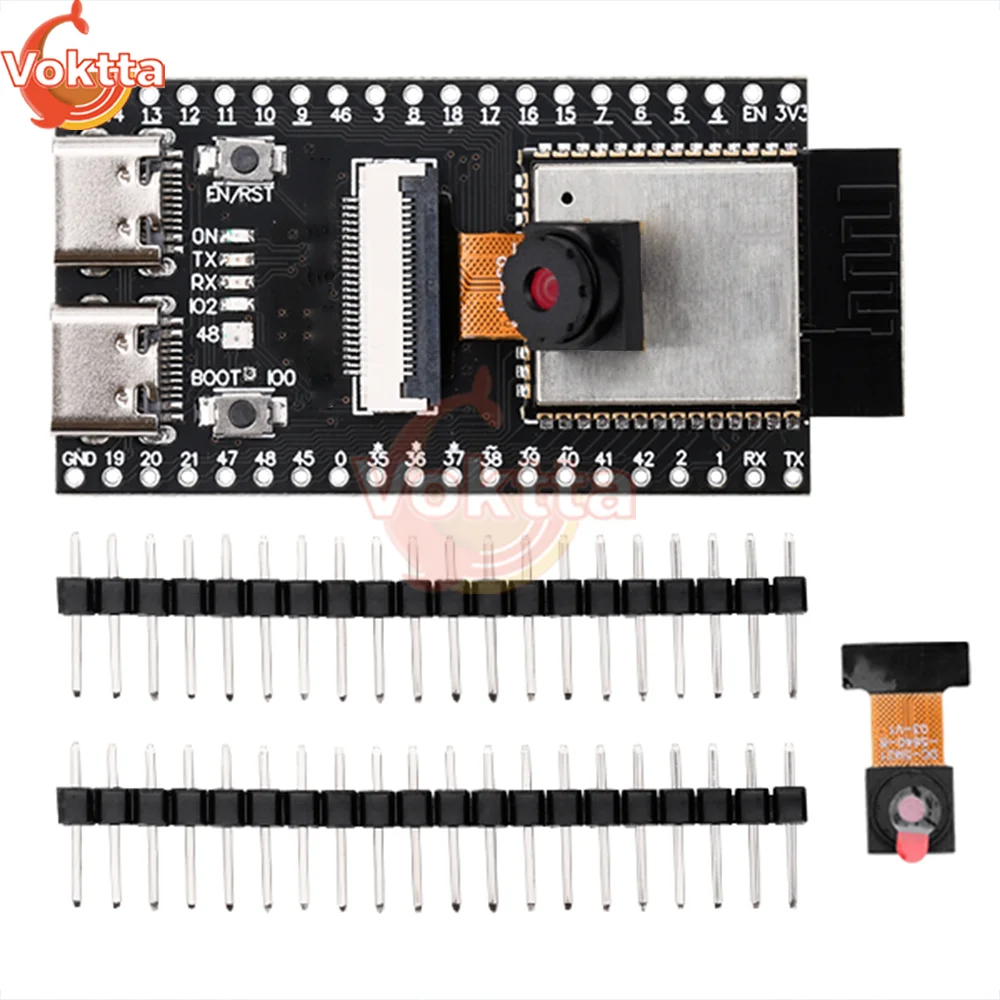 รูปสินค้า บอร์ดพัฒนา ESP32-S3 กล้อง โมดูล WiFi Bluetooth