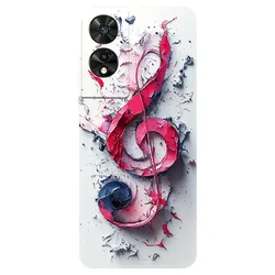 Astronaut Silicone Camera Protection Back Cover - Colorful Design for TCL 505 (X1CODYHMSB40)