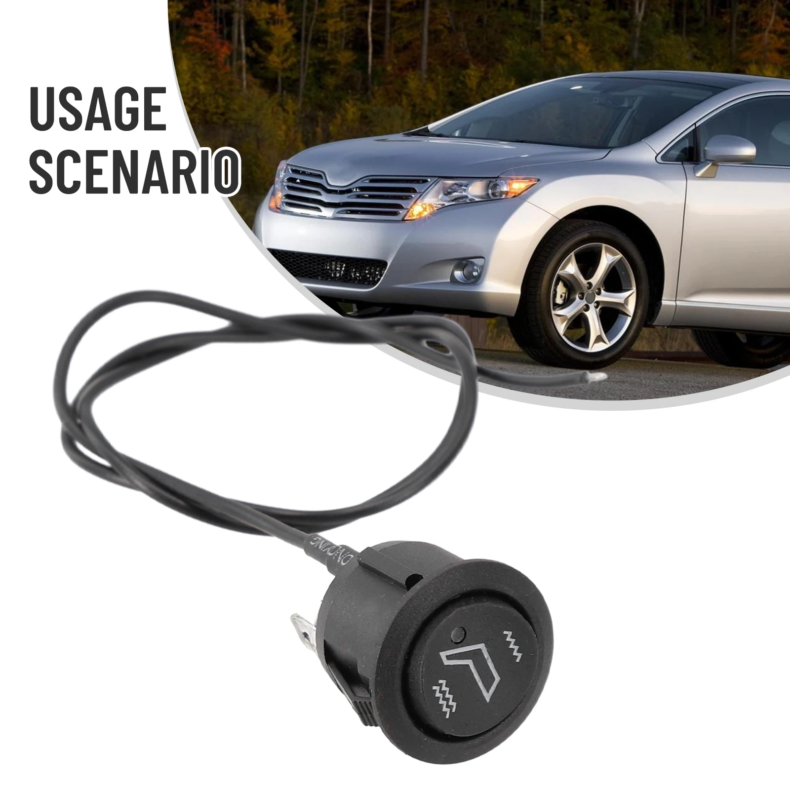 For-All-Cars-Seats-Switch-12V-3Pin-Control-Heater-Switch-Round-Heated ...