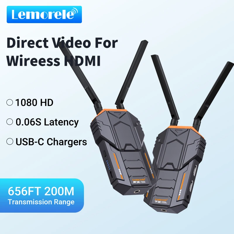 値下げしました！Lemorele WIRELESS VIDEO EXTENDER Amazon.co.jp: Lemorele Wireless HDMI Transmitter and