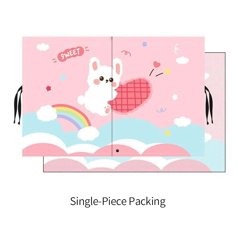 Cartoon Spaceman Magnet Car Sunshade Cover