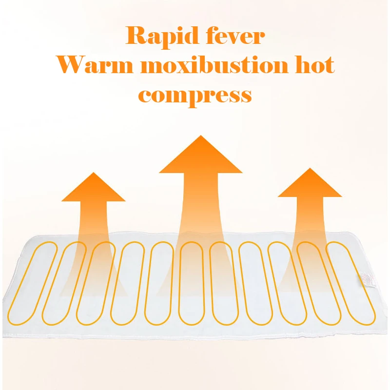 Electric Heating Moxibustion Blanket 9 Level 4 Mode Timer Winter Warm Full-body Mugwort Therapeutic Relax Mat Hot Compress Pad
