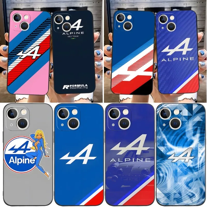 AlpineLogoTricolorFrenchPhoneCaseForIphone12ProMax1113XrX