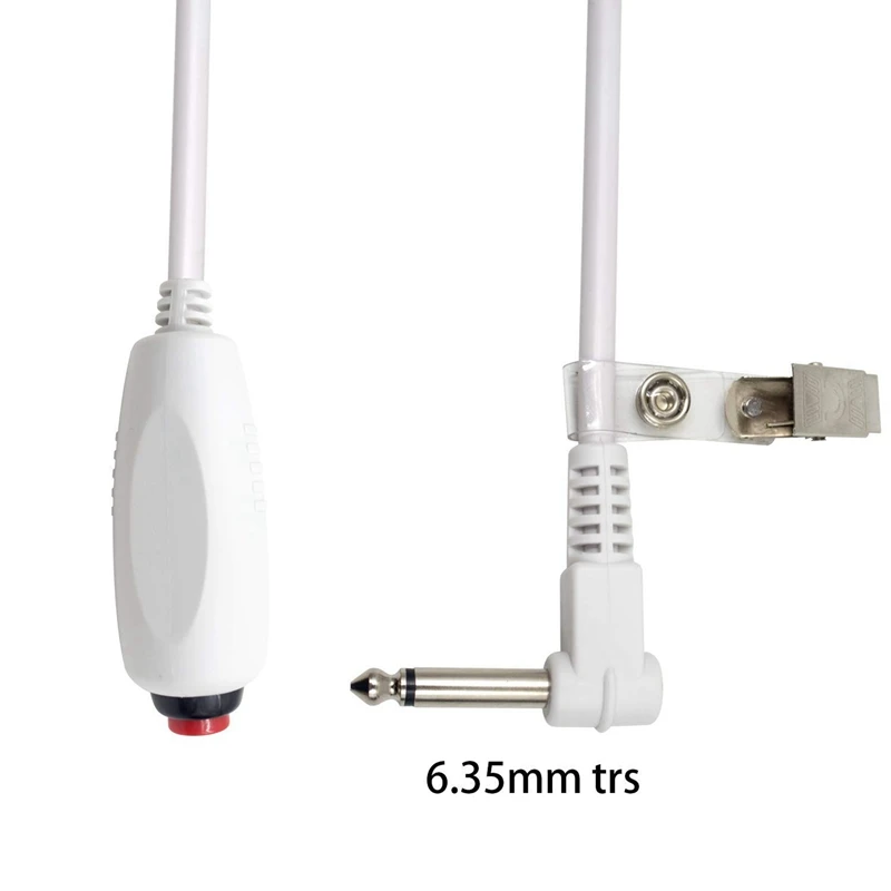 3X Nurse Call Cable 6.35Mm Line Nurse Call Device Emergency Cable With Push Button Switch