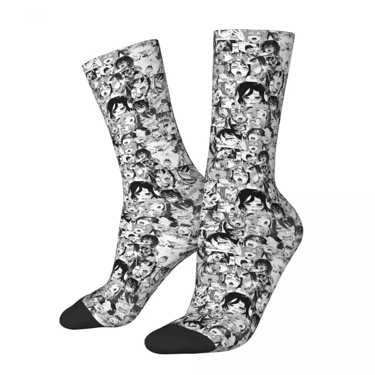 

Fashion Otaku Lewd Waifu Anime Girl Design Print Socks Stuff All Seasons Soft Socks Sweat Absorbing