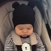 Baby Hat for Boys and Girls Spring Autumn Cute Ears Toddler Hat Infant Cap for Kids Love Papa Mama Print Baby Beanies 1