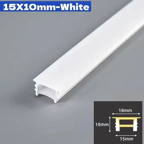 Black Flexible LED Neon Rope Lamp Silicone Tube Diffuser Recessed Channel For WS2811 WS2812B Waterproof Ribbon Neon Strip Lights - Image 20