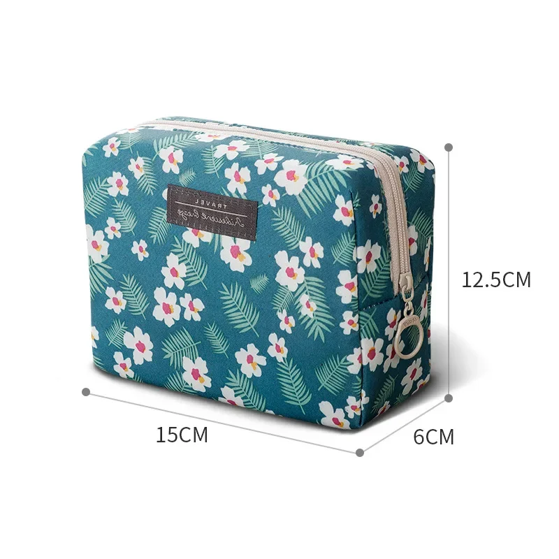 Women Travel Cosmetic Bag Multifunction Geometric Makeup Bags PU Leather Waterproof Portable Toiletries Organizer Make up Cases 6