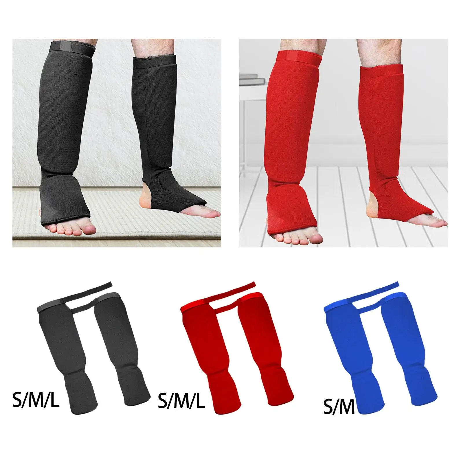 Ladies Shin Instep Guards Protector Leg Pads Cloth Elastic Sport Washable