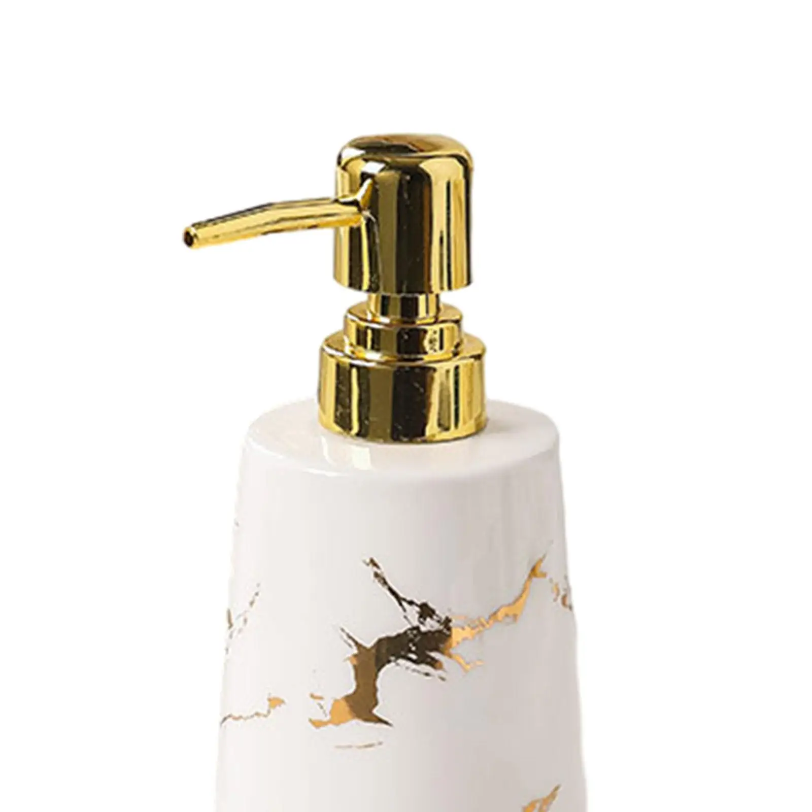 Soap Dispenser Stylish 500ml/17oz Sturdy Empty Ceramic Liquid Hand Soap Dispenser for Home Bathroom Hotel Laundry Countertop