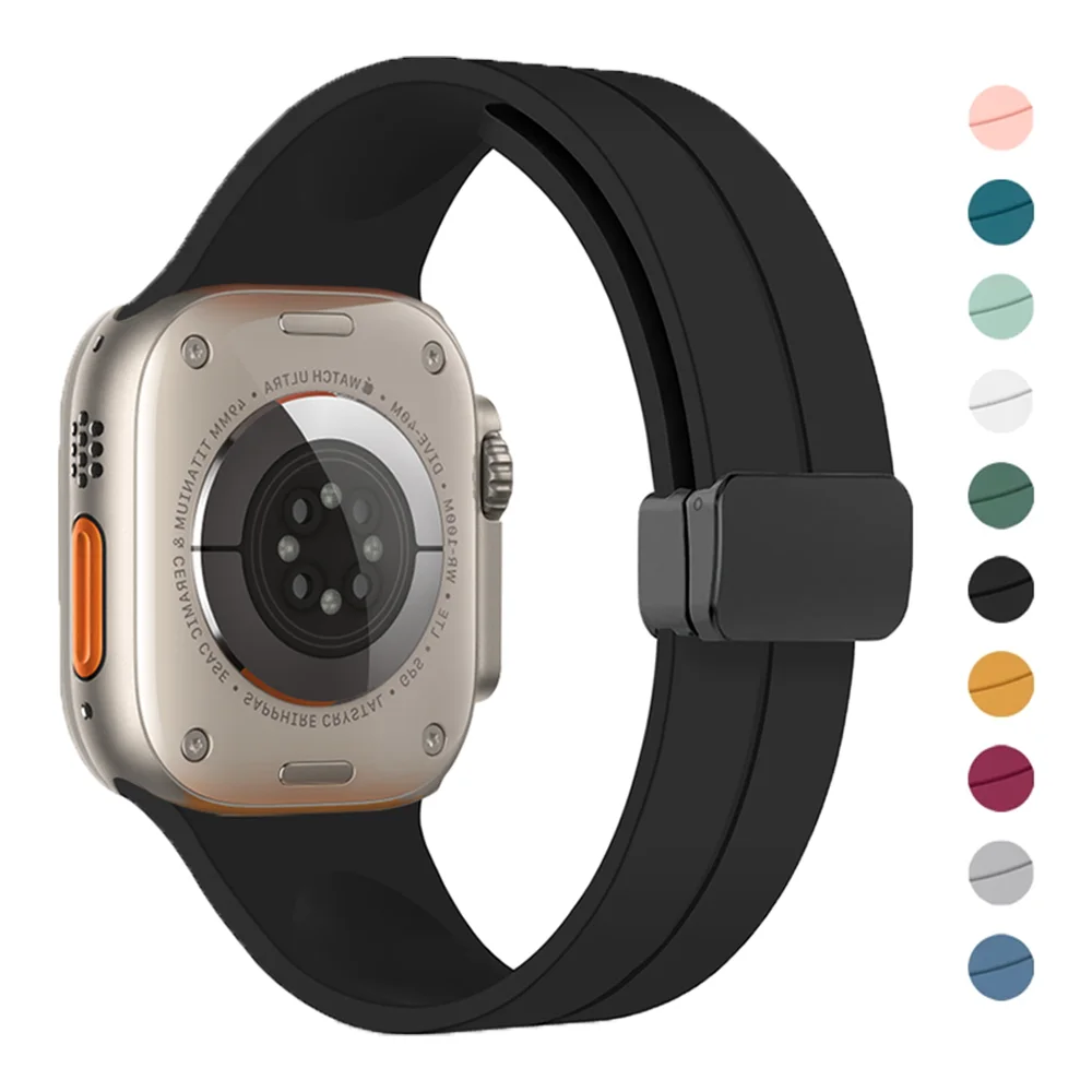 Cinturino Per Apple Watch Series 7 8 Se 6 5 4 3 44Mm 40Mm 45Mm 41Mm 42Mm 45Mm Bracciale Correa In Silicone Apple Watch Ultra Band 49Mm