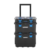 NEW Stack System Mobile Toolbox for Storage and Organization 3 Piece Resin Plastic Modular Toolbox System 1