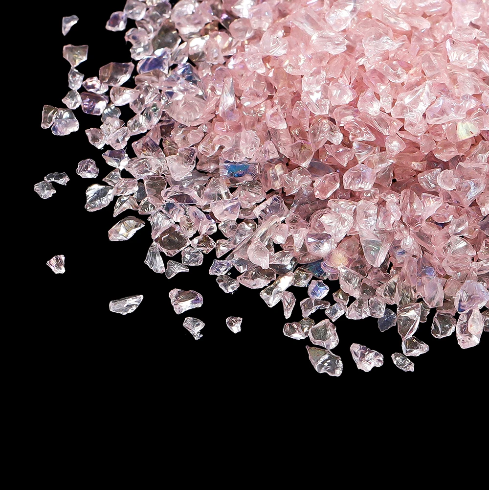 thumbnail image 1 of 50 g de grava de cristal irregular triturada para rellenar moldes de resina epoxi para manualidades, decoración de uñas, 1 of 5