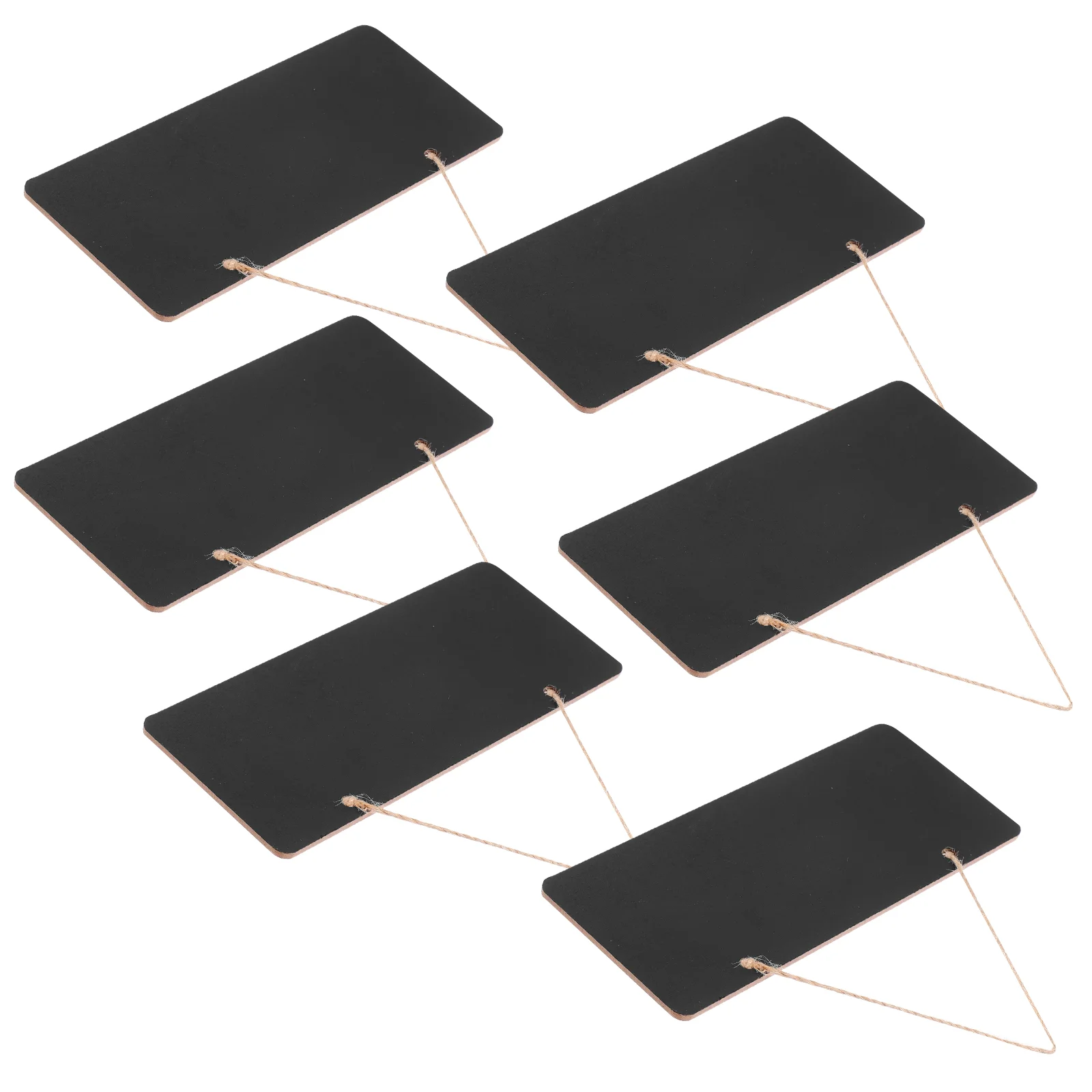 6 Pcs Flower Store Chalkboard Mini Chalkboards Sign Show Message Blackboard Wood Graffiti Wooden