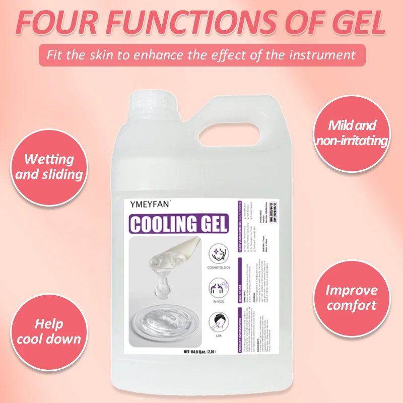 2.5L Gel Conductor Radiofrecuencia y Cavitacion Clear Contact Gel for Ultrasound Beauty Face and Body Skin Care