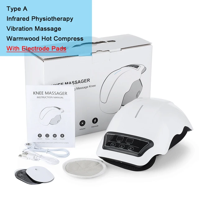 Electric Knee Massager Moxa Hot Compress Infrared Therapy Arthritis
