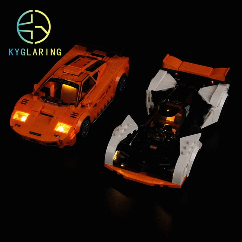 Kit Luci Led Kyglaring Per Il Modello Di Blocco 76918 Mclaren Solus Gt & Mclaren F1 Lm (Non Inclusi)