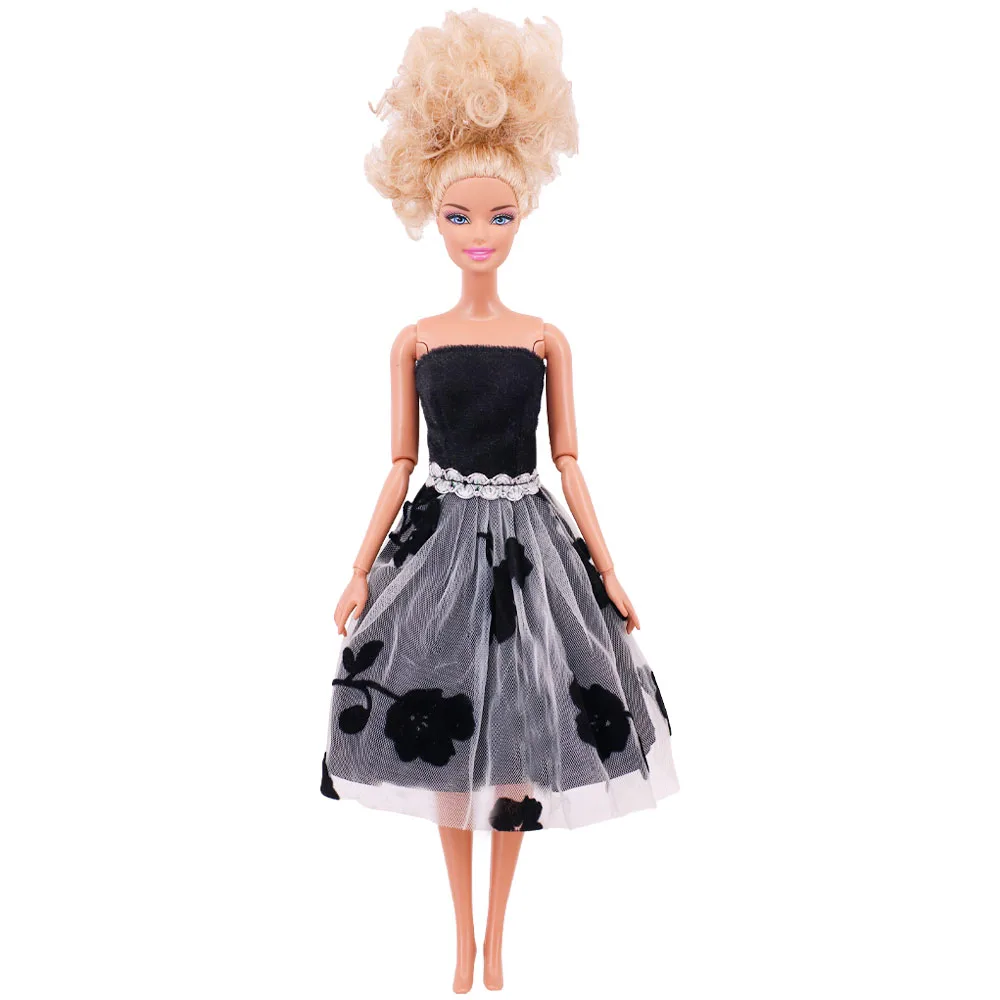 ForBarbies Dress Princess Skirt Doll Clothes for Barbies 11.8inch 30cm 1/3bjd Blythes Clothes Accessories Sequin Dress Girl's 3