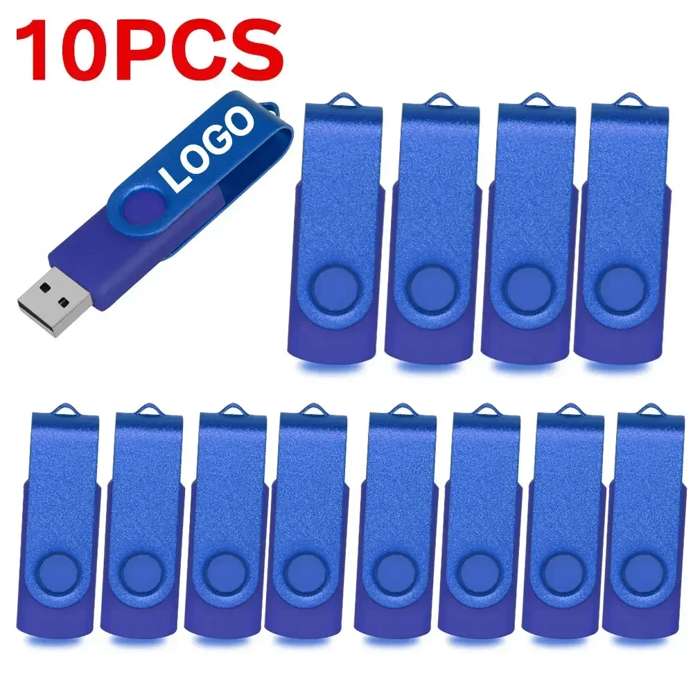 2.0 USB 플래시 펜 드라이브 금속 및 플라스틱 컬러 USB 스틱, 사용자 정의 로고 무료, 64GB, 128GB, 4GB, 8GB, 16GB, 32GB, 로트당 10 개