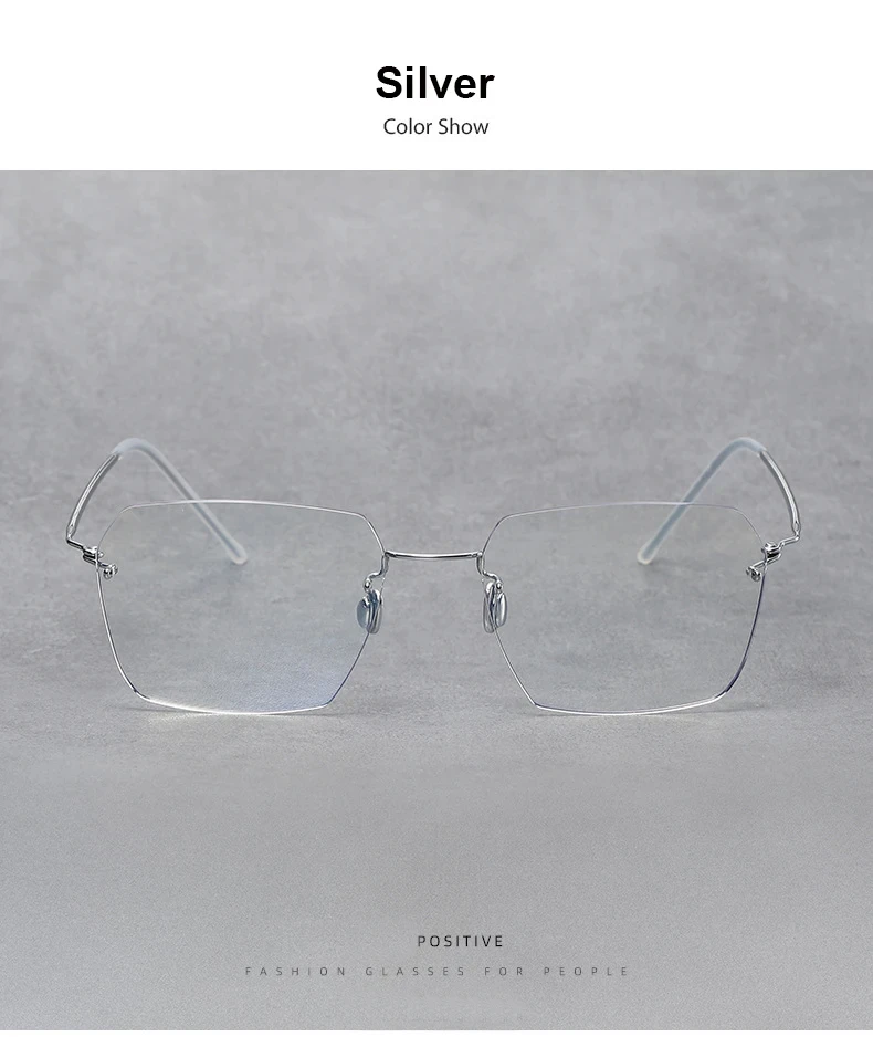 Fashionable Rimless Eyeglasses