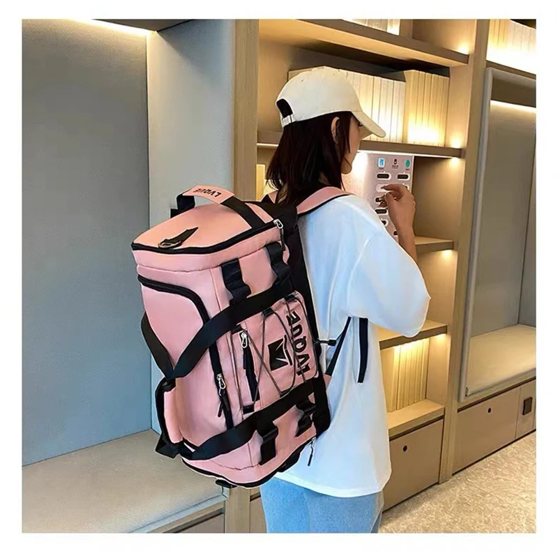 Travel Duffle Backpack Women Large Capacity Tote Gym Fitness Luggage Handbag Training Trekking Shoulder Sports Bag For Men 3