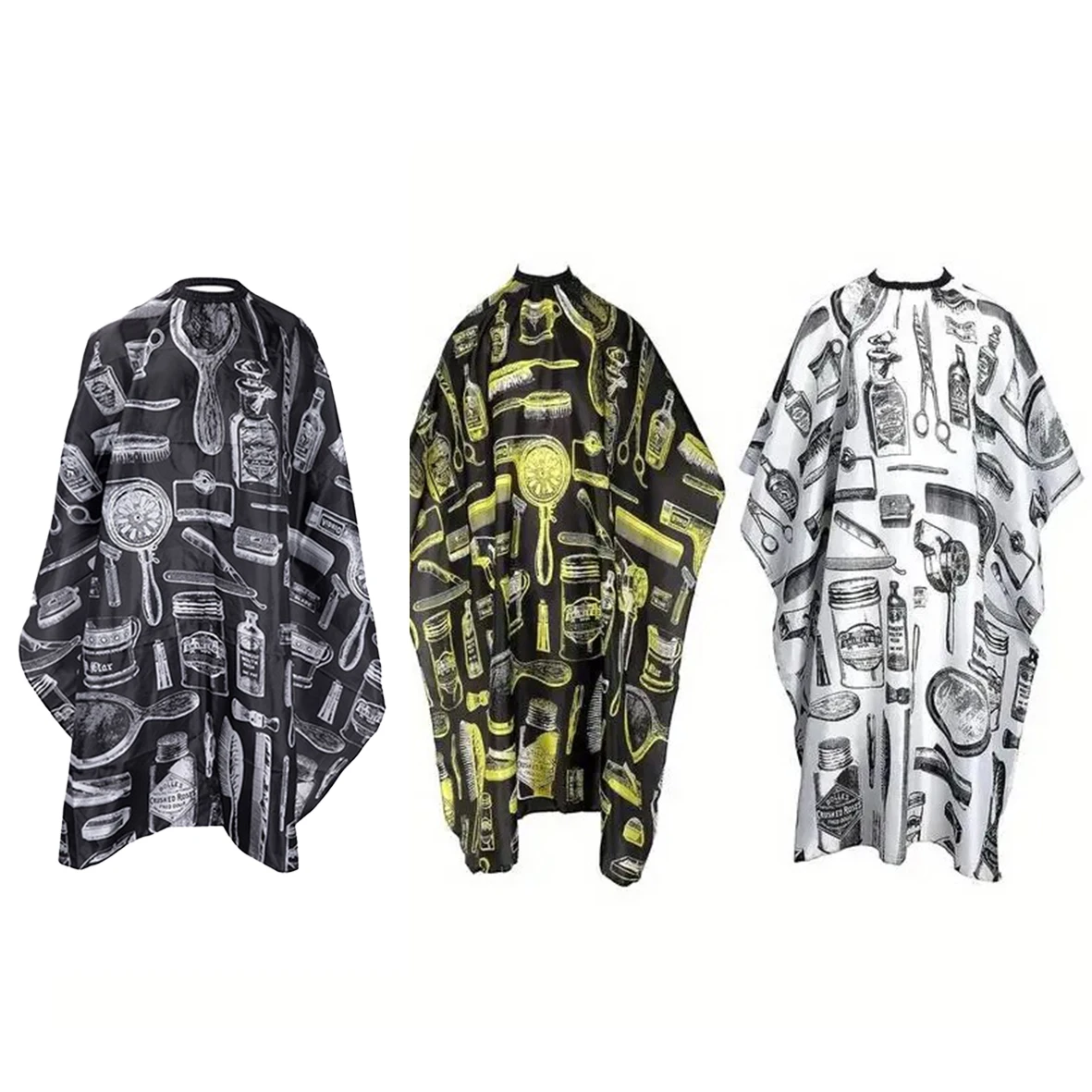 Retro Pattern Waterproof Barber Cape, Professional Hair Cutting Cloth  Apron, Salon Stylist Haircut Dyeing Styling Hairdressing