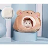 Hamster Soft Warm Bed Rat Hammock Pig Squirrel Winter Pet Toy Hamster Cage House Hanging Nest+Mat House Bed Animal Mice Rat Nest 5