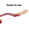 Coping Saw Aluminum Alloy Frame Fret Saw with Diamond Wire Jigsaws for Jade Stone Ceramic Glass Wood Metal Accurate Cutting 3