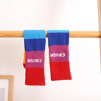 Spring Autumn Girls Cotton Ankle Short Lovely Socks Rainbow Multicolor Kids Children Knee High Legwarmers Infant Baby Freeship 3